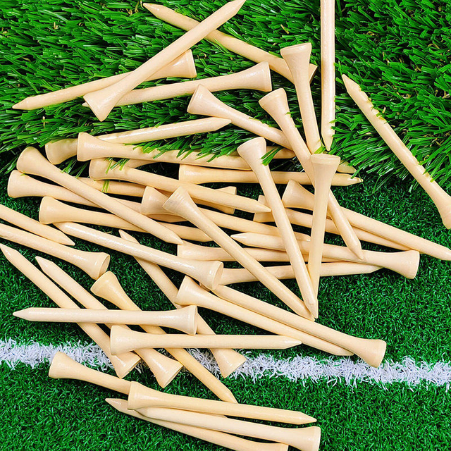  Golf Tee Regular Tee Wood Bamboo Tee Regular Pro Slim Regular 42mm 54mm 70mm 83mm