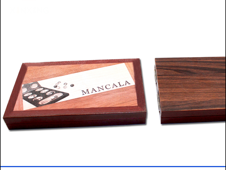 Wood Folding Mancala Board Game Travel Game Mancala Game, Solid