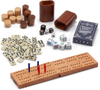  Deluxe 7-in-1 Multifunction Board Games Set - Chess - Backgammon Etc