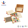 Five In One Internstional Game of Chess Include Chess, Chinese Checkers, Tic Tac Toe, Ludo, Mill