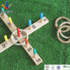 Ring Toss Games Set Family Outdoor Yard Games for Kids and Adults Includes 5 Rope Rings