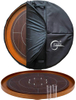 Wooden Circle Crokinole Tournament Size Boards Or Discs with Carry Case Standard Size