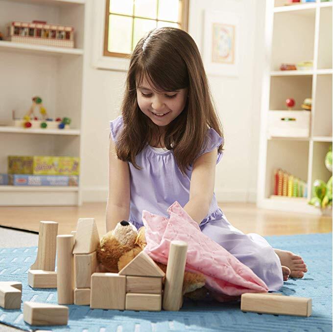 colorful Lewo Wooden Stacking Board Games Building Blocks for Kids Boys Girls
