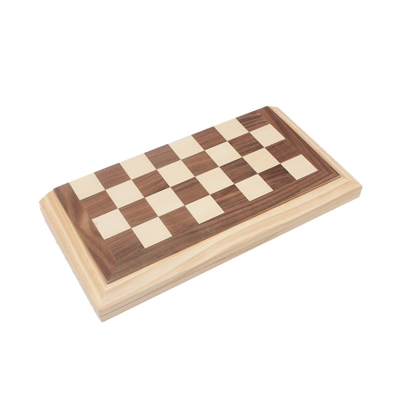 15' large chess sets with wooden inlaid