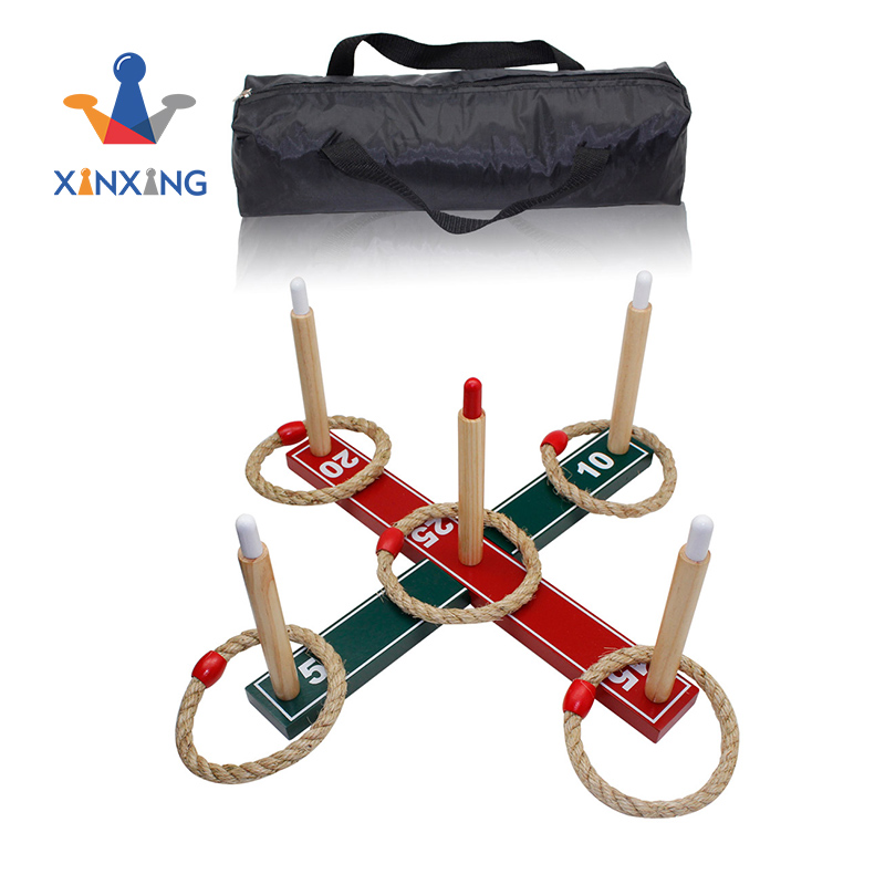 2021 Ring Toss Game Set Outdoor Play Cross Board Play