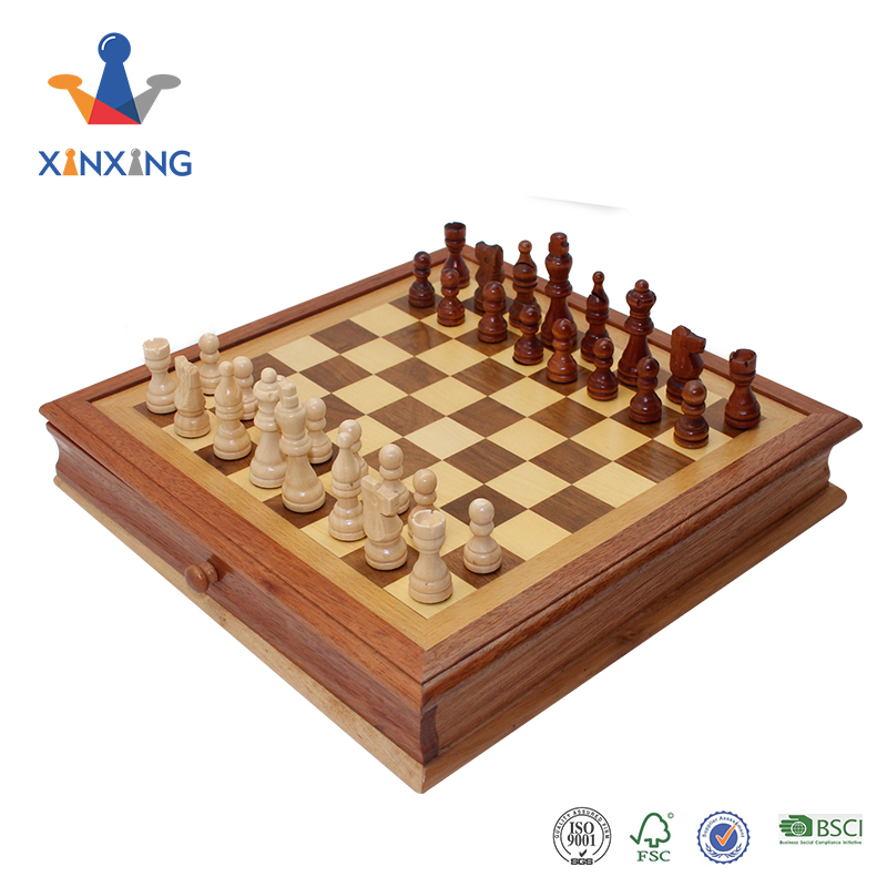 Professional Wooden Chess Set Board Chess Pieces in A Box Chess Set for Adults And Kids