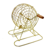 8inches Metal Bingo Cage Set with Gold Color Options And 29cm Height Cage Only