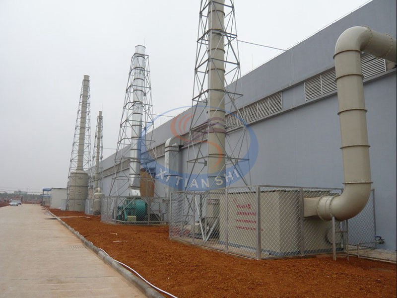 Peralatan Pengolahan Gas Limbah untuk Industri Baterai, Semikonduktor & Lithium