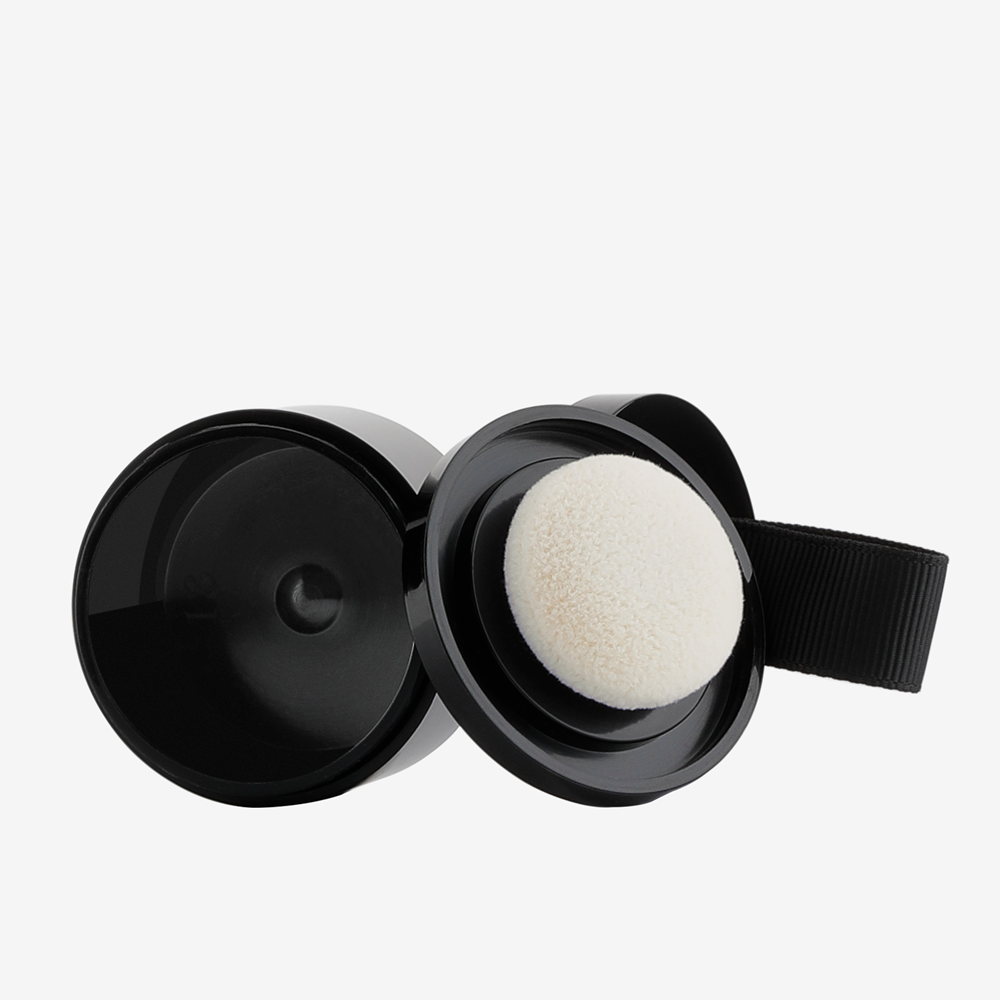 Venta Al Por Mayor 4g Plástico Cosmético Blush Polvo Caso Esponja Botella Línea De Pelo Sombra Vacío Suelto Recipiente De Polvo Con Cepillo