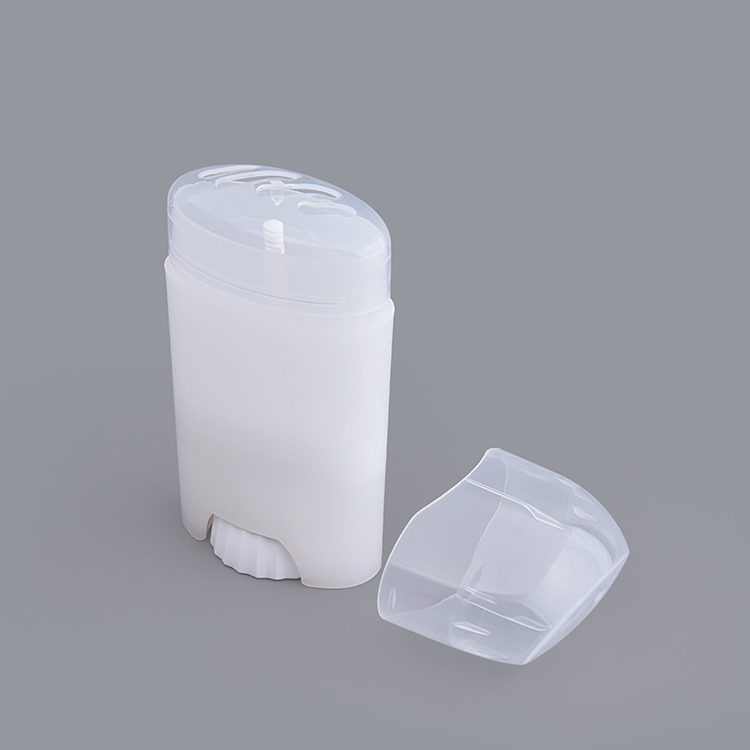 45g 80g Contenedor De Desodorante Blanco Botella De Llenado De Tapa Giratoria De Plástico Se Puede Rellenar Repetidamente Botella De Palo De Desodorante