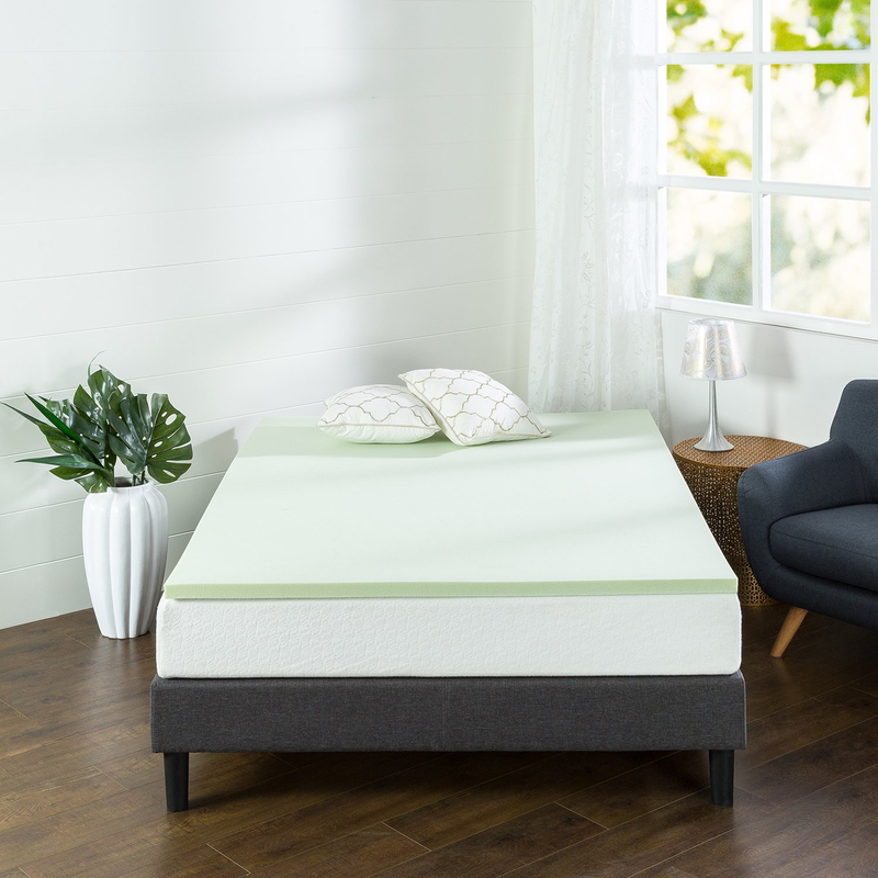 CPS Green Tea Topper Memory Foam Mattress 