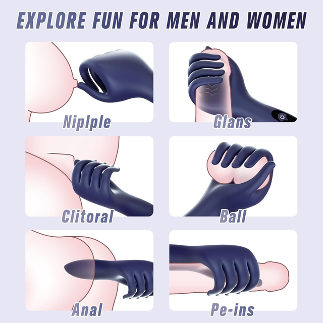 Vibromasseur de poche pour chatte avec 9 vibrations