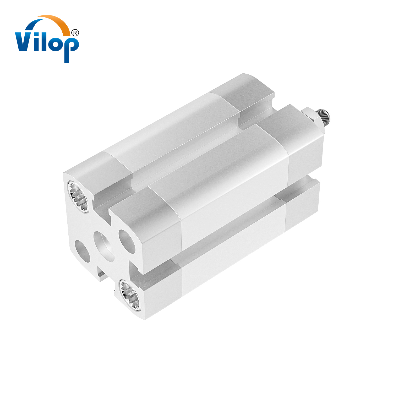ADN/TADN/ADNJ Series Long Stroke Pneumatic Cylinder New Compact ISO21287 Standard Double Acting Cylinder Pneumatic Parts