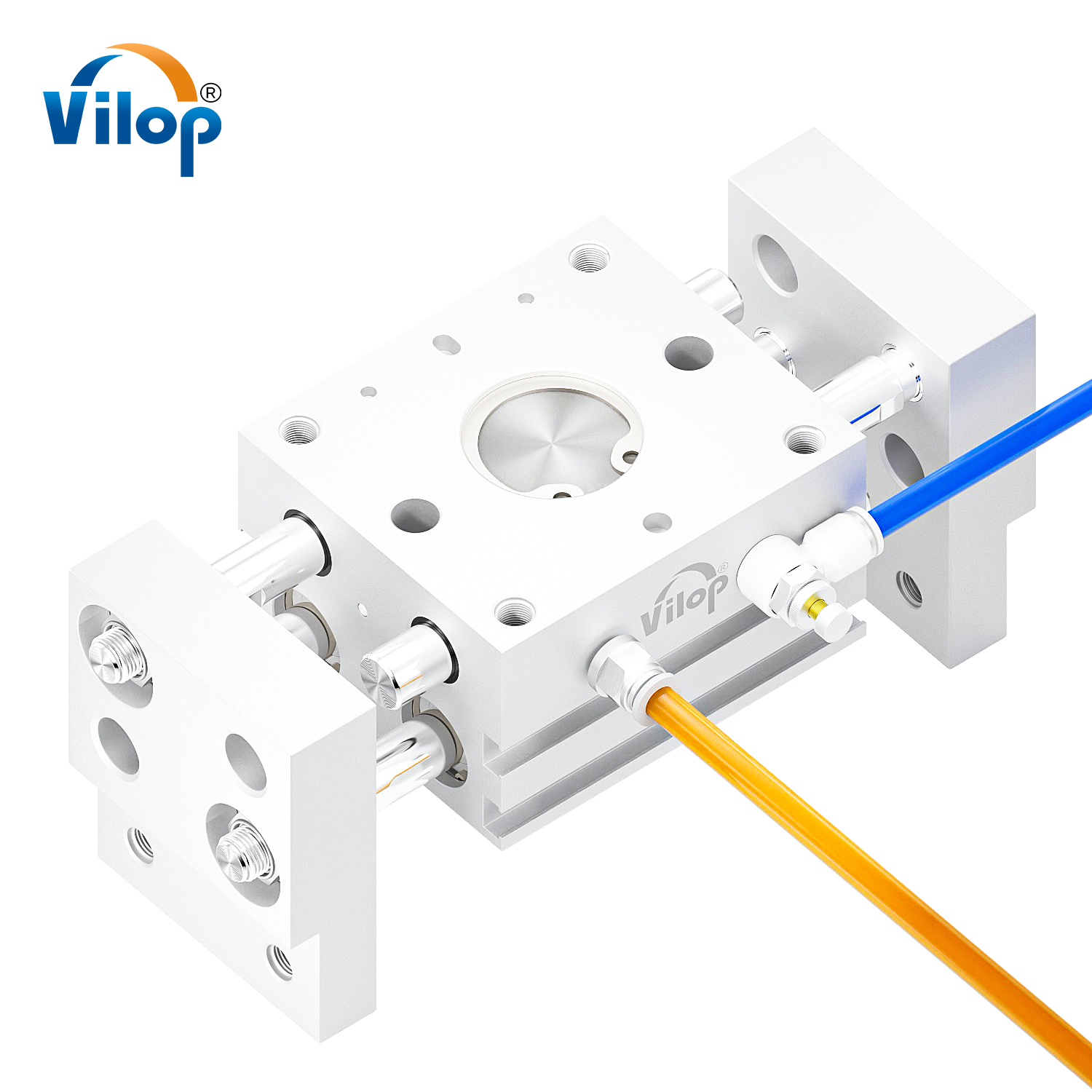 MHL2 Pneumatic Two Finger Gripper Parallel Type Bore Piston Cylinder in 8D 12D 16D 20D 25D Sizes for Farm Industries