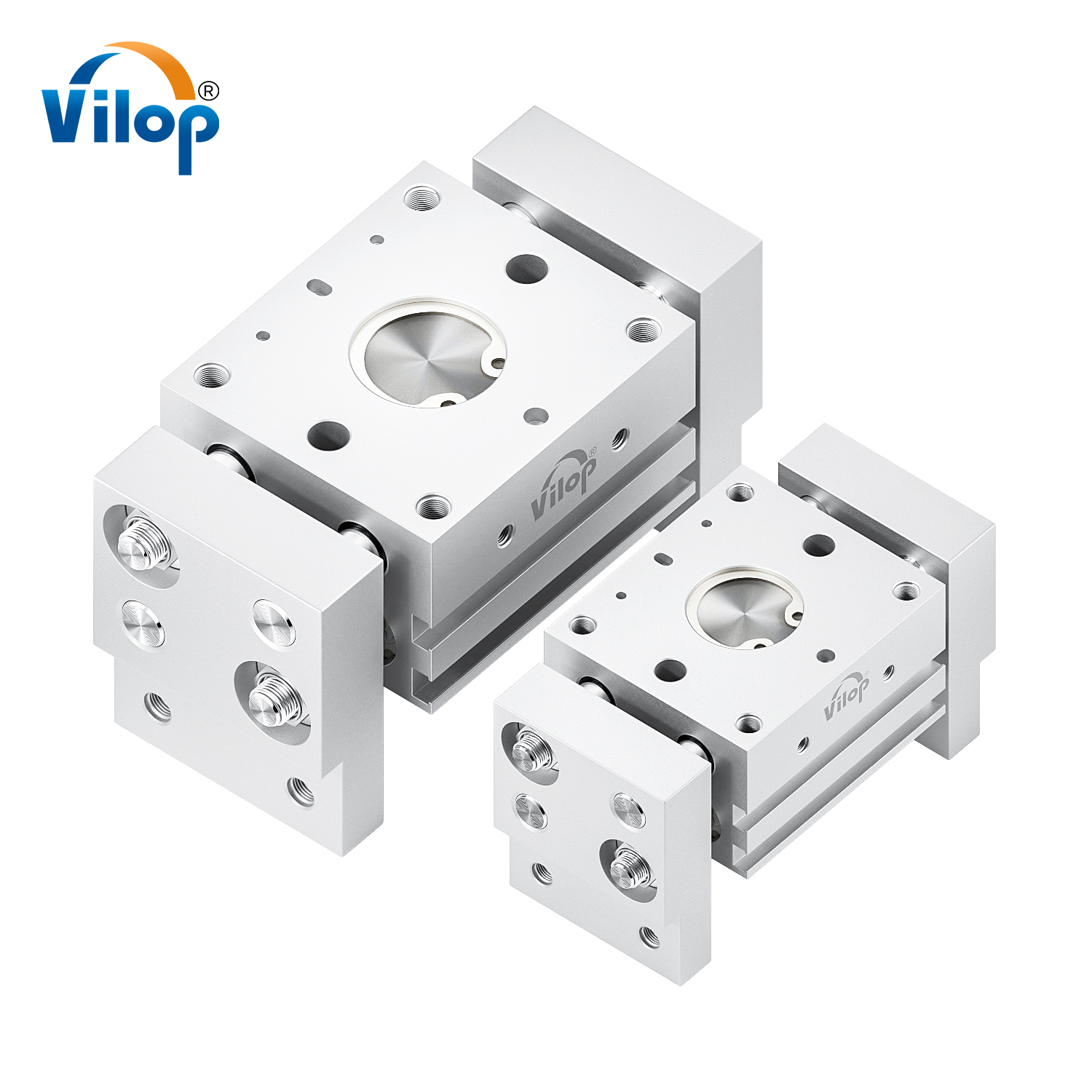 MHL2 Pneumatic Two Finger Gripper Parallel Type Bore Piston Cylinder in 8D 12D 16D 20D 25D Sizes for Farm Industries