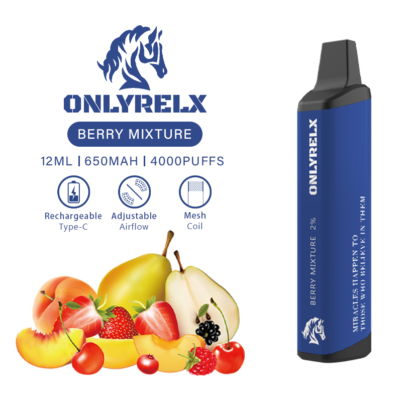 Onlyrelx Hero4000 Double Apple Disposable Electronic Cigarette