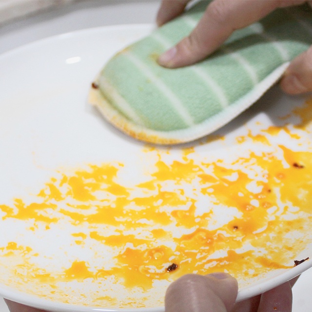 Set di 8 panni per pulizia in microfibra di bamb&ugrave; (8)