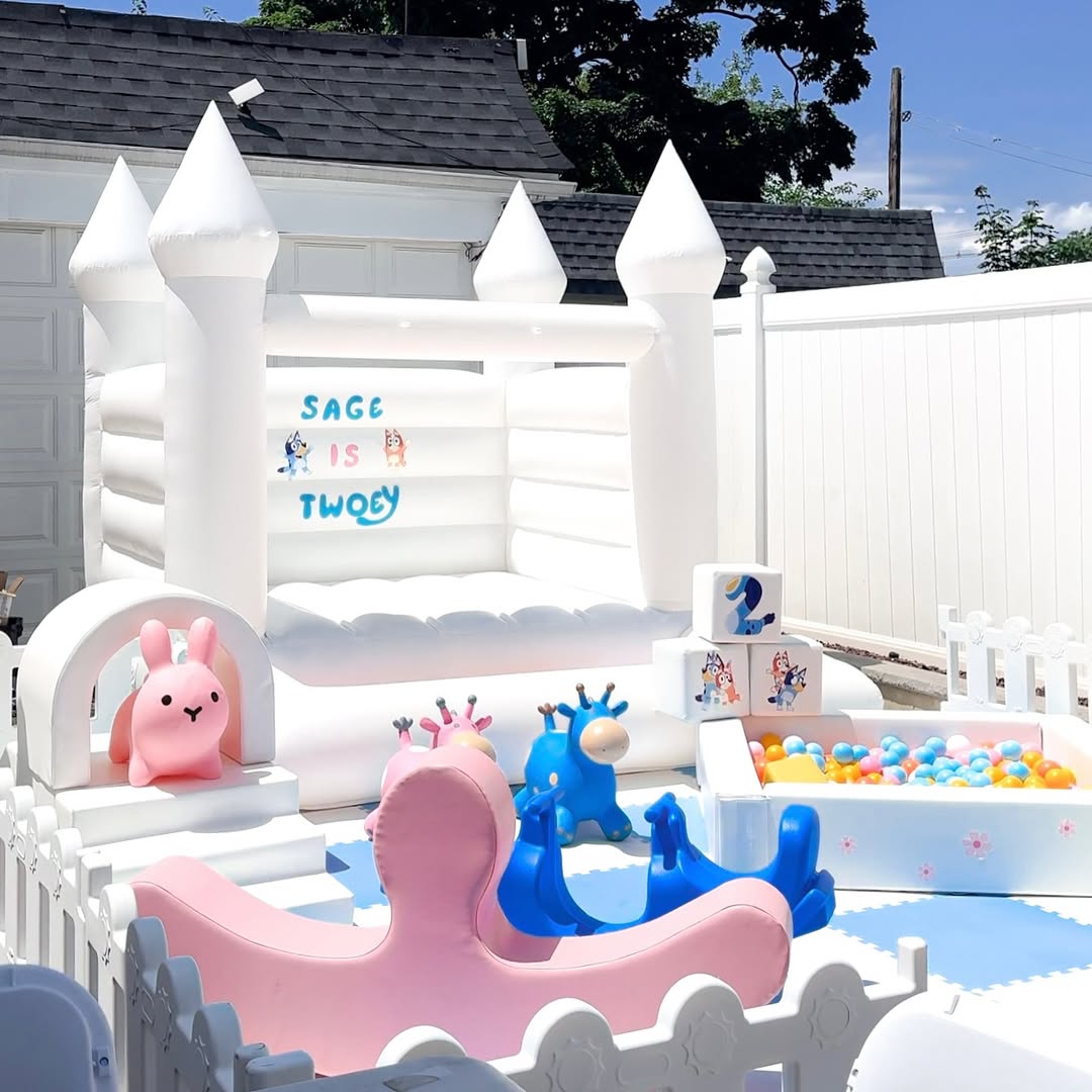 Kdis için beyaz fedai pembe tahterevalli köpük tüneli ile çocuklar için yumuşak oyun seti