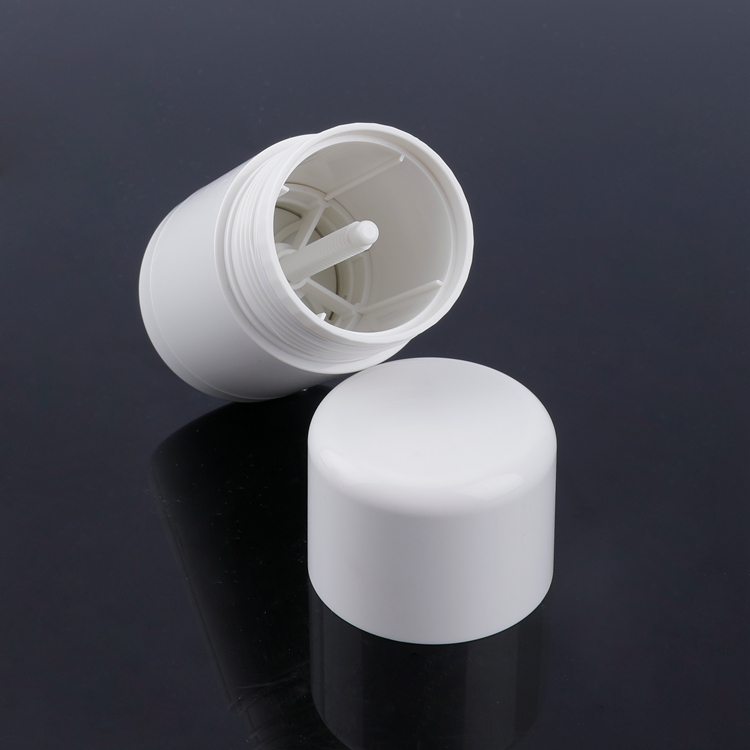 Ecológico Biodegradable Exquisito Multipropósito 30g 50g Forma redonda Plástico vacío ABS PP Antitranspirante reemplazable giratorio Twist Up Desodorante en barra