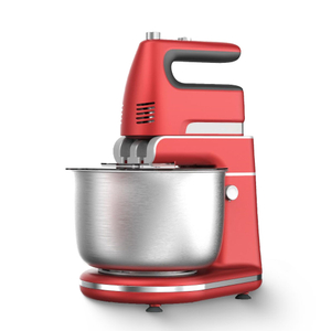 CX-6678 Hand Mixer with 3.5L Stainless Steel Rotating Mixing Bowl