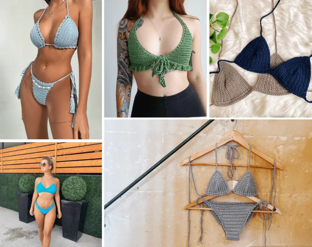 Kas yra šlapias nertas bikinis?