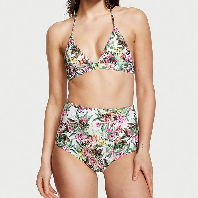 Bikini mit Blumenmuster