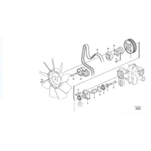 Fullwon ORIGINAL Volvo EC210B Excvator Spare Parts of Fan Bearing