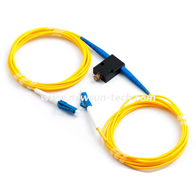 FC/SC/LCST Customized Variable Fiber Optic VOA In-Line Attenuator, SM/MM, 0~60dB
