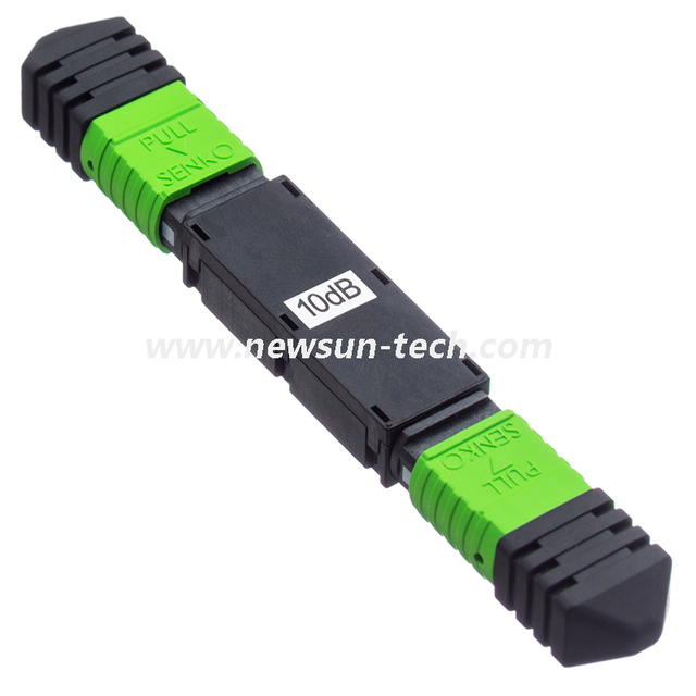 MPO/MU/E2000 Fixed Male-Female Fiber Optic Attenuator, 1dB~25dB