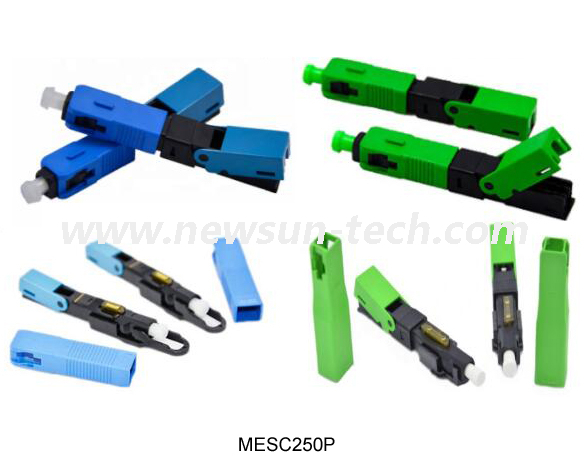 SC UPC APC Singlemode 0.9/2.0/3.0mm Pre-polished Ferrule Field Assembly Connector Fast/Quick Connector