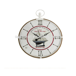 Unique Design Wholesale, Fashionable Wood Frame Wall Clock Vintage