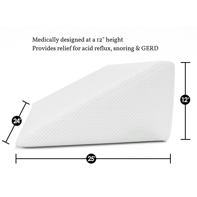 Healthy Cotton Memory Foam Knee Wedge Triangle Pillow from China