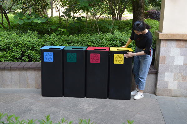 سلة نفايات الصلب المجلفن