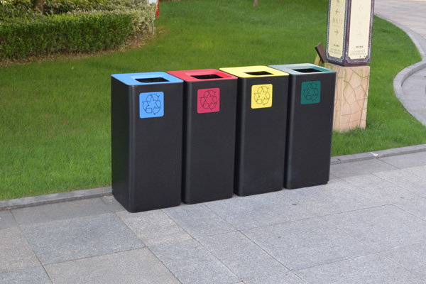 سلة نفايات الصلب المجلفن