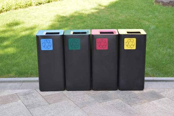 سلة نفايات الصلب المجلفن