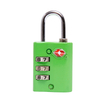 13005 Promotional Combination Padlock Zinc Alloy TSA Approved 3 Digit Luggage Lock