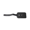 Black PU Luggage Tag 