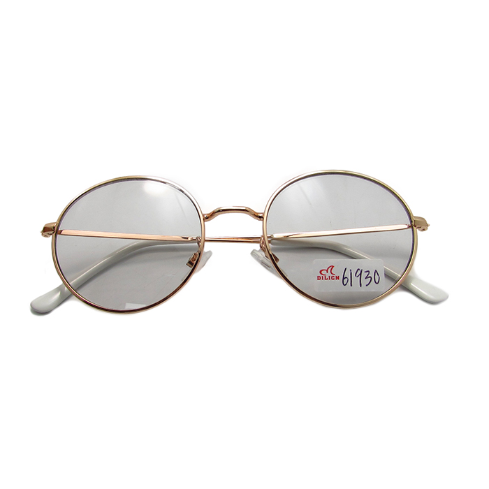 Metal photochromic reading sunglasses