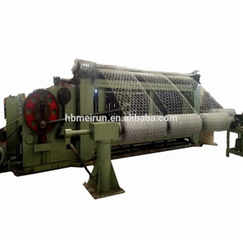 gabion wire mesh weaving machine /stone cage net machine from china manufacturer