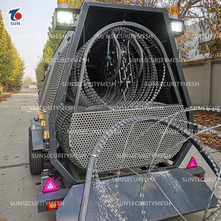 Razor Wire Militray Trailers