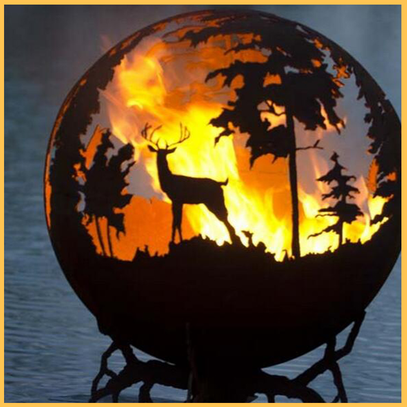 Transform Your Outdoor Space into a Cozy Retreat with the Outdoor Fire Pit Sphere