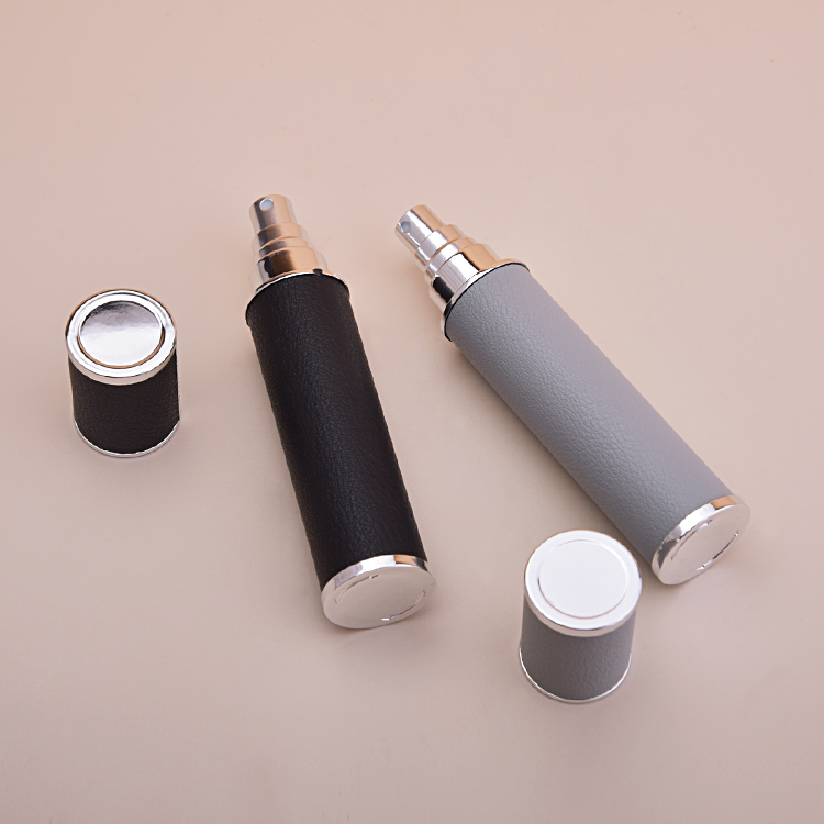 Flacon pulvérisateur de parfum en verre rechargeable de 10 ml avec couvercle en aluminium 