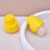 Bouchon de détergent à lessive en plastique PP jaune de 38 mm