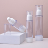 Bouteilles de pompe sans air en plastique blanc 15 ml 30 ml 50 ml 80 ml 100 ml