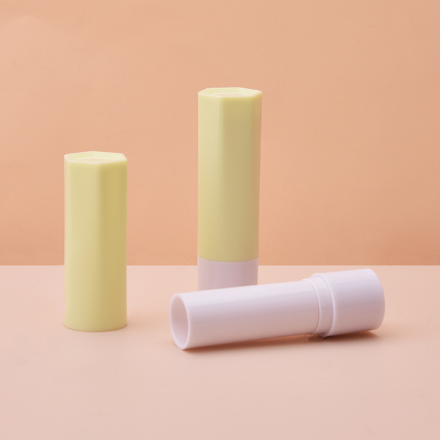 empty twist-up lip balm stick container