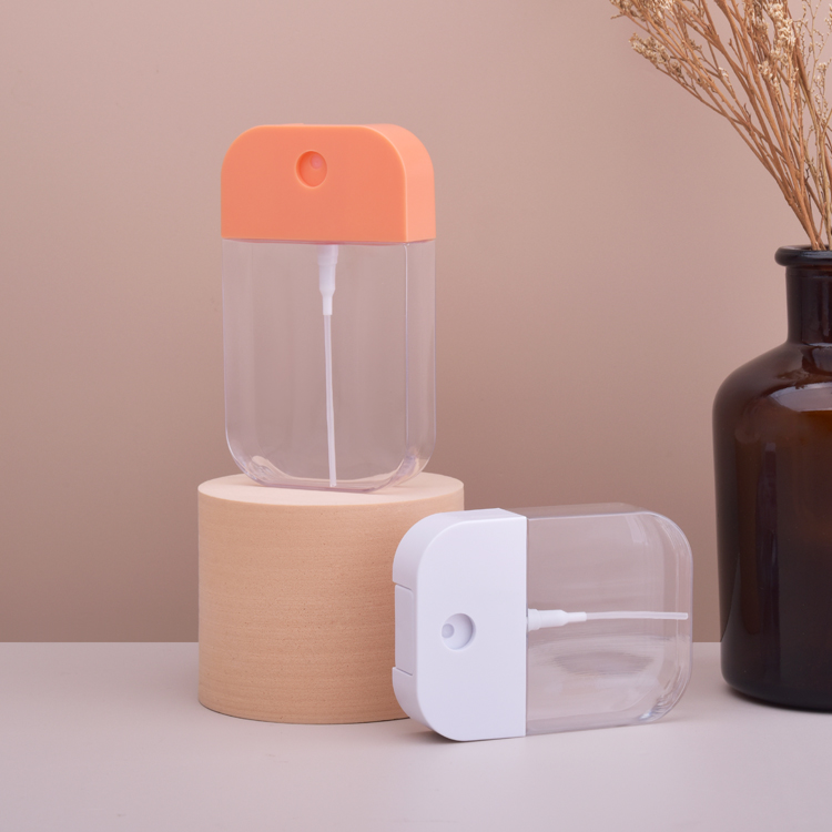 Garrafa dobro do pulverizador de perfume da forma do cartão do tamanho 30ml 50ml