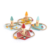 Wooden Ring Toss Game Indoor Outdoor Fun Portable Interactive and Educational Game