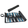 Travel-Size Backgammon Set Portable Roll-up Lightweight PU Leather Backgammon Travel Game Multiple Color Options