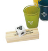 Tumbling Tower Blocks Stacking Party Game 52 Blocks with Fun Tasks and Entertaining Commands with 4 Glass Cups Customization