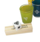 Tumbling Tower Blocks Stacking Party Game 52 Blocks with Fun Tasks and Entertaining Commands with 4 Glass Cups Customization